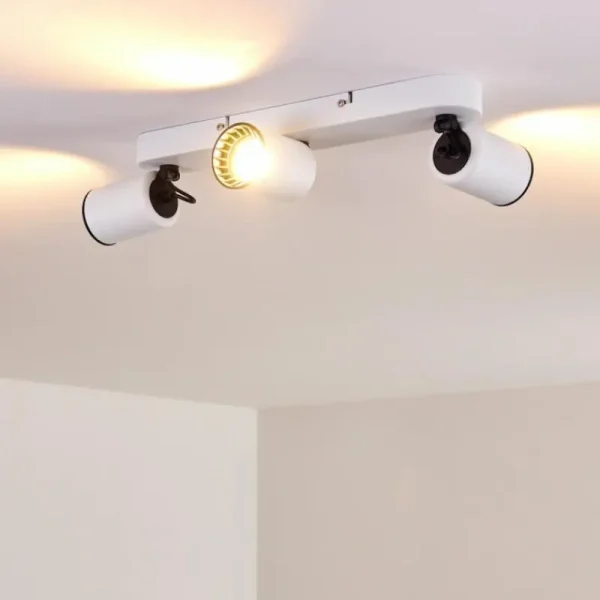 hofstein Plafonnier Kullaberg Blanc, 3 lumières* Lampes Modernes