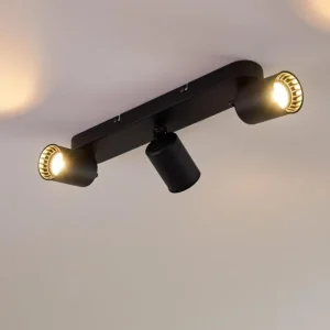 hofstein Plafonnier Kullaberg Noir, 3 lumières* Lampes Modernes