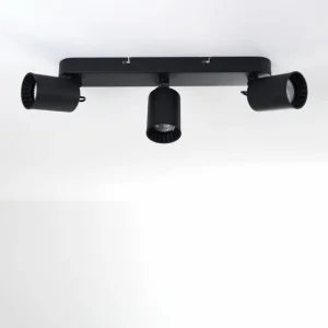hofstein Plafonnier Kullaberg Noir, 3 lumières* Lampes Modernes