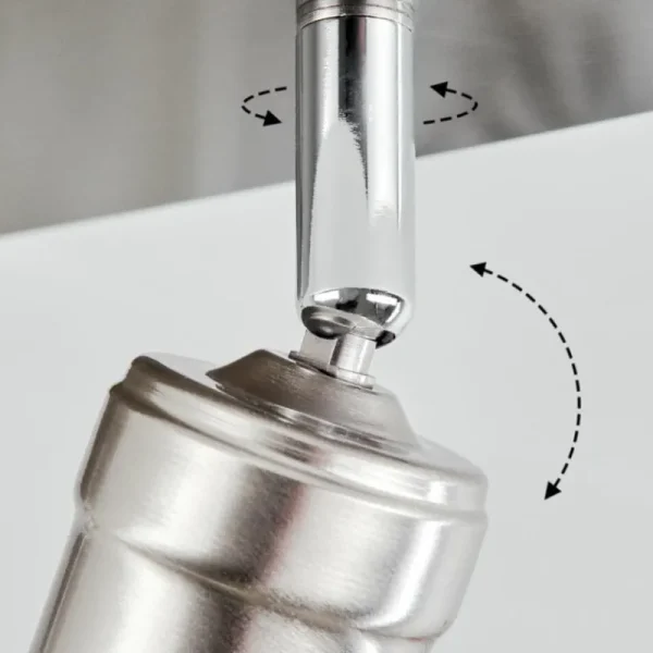 hofstein Plafonnier Lagunita Chrome, Nickel mat, 4 lumières* Lampes Modernes