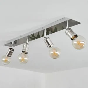 hofstein Plafonnier Lagunita Chrome, Nickel mat, 4 lumières* Lampes Modernes