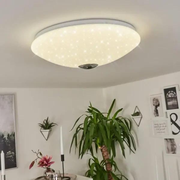 hofstein Plafonnier Langlois Blanc, 1 lumière* Lampes Modernes