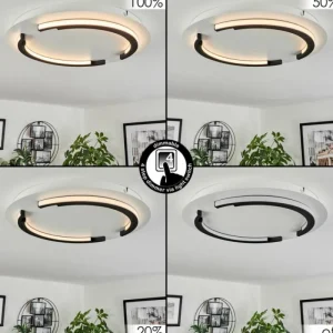 hofstein Plafonnier Leroux LED Blanc, 1 lumière* Lampes Modernes