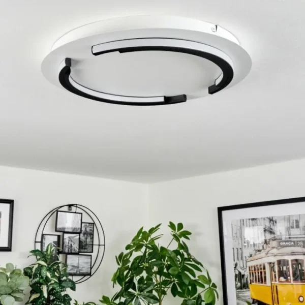 hofstein Plafonnier Leroux LED Blanc, 1 lumière* Lampes Modernes