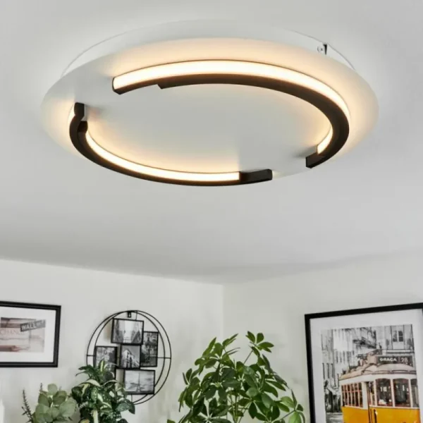 hofstein Plafonnier Leroux LED Blanc, 1 lumière* Lampes Modernes