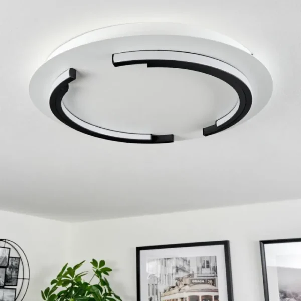 hofstein Plafonnier Leroux LED Blanc, 1 lumière* Lampes Modernes