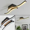 hofstein Plafonnier Letala LED Couleur bois, 2 lumières* Lampes Modernes