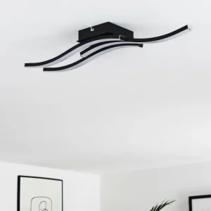 hofstein Plafonnier Letala LED Noir, 3 lumières* Lampes Modernes