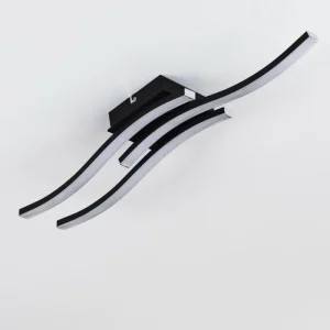 hofstein Plafonnier Letala LED Noir, 3 lumières* Lampes Modernes