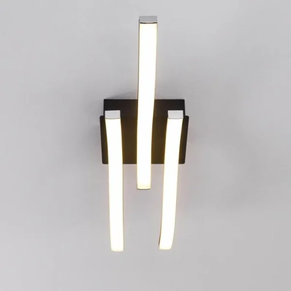 hofstein Plafonnier Letala LED Noir, 3 lumières* Lampes Modernes