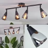 hofstein Plafonnier Leteque Couleur bois, Noir, 1 lumière* Lampes Modernes