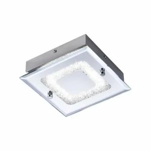 Luminaires Leuchten Direkt Plafonnier Leuchten Direkt LISA LED Chrome, 1 lumière* Lampes En Verre