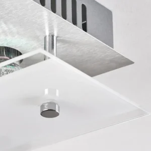 hofstein Plafonnier Liestal LED Nickel mat, 1 lumière* Lampes Modernes