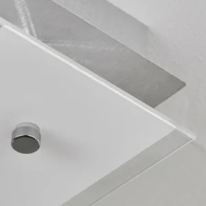 hofstein Plafonnier Liestal LED Nickel mat, 2 lumières* Lampes Modernes