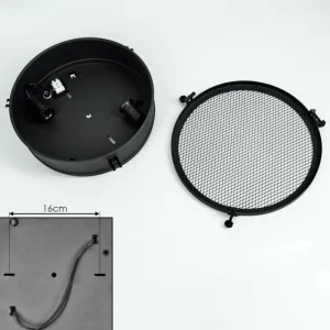 hofstein Plafonnier Lofthus Noir, 1 lumière* Lampes Modernes