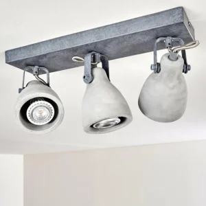 hofstein Plafonnier Lomma Gris, 3 lumières* Lampes Modernes