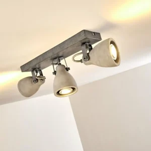 hofstein Plafonnier Lomma Gris, 3 lumières* Lampes Modernes