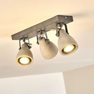 hofstein Plafonnier Lomma Gris, 3 lumières* Lampes Modernes