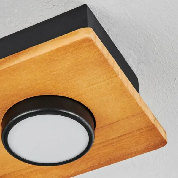 hofstein Plafonnier Lomnion LED Écru, Noir, 1 lumière* Lampes Modernes