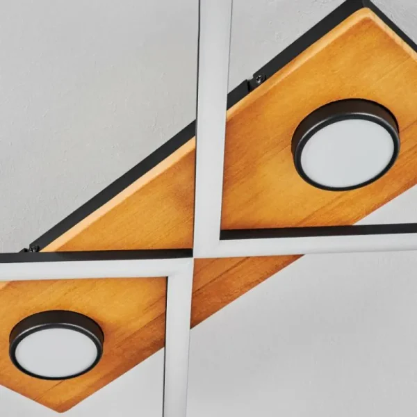 hofstein Plafonnier Lomnion LED Écru, Noir, 1 lumière* Lampes Modernes