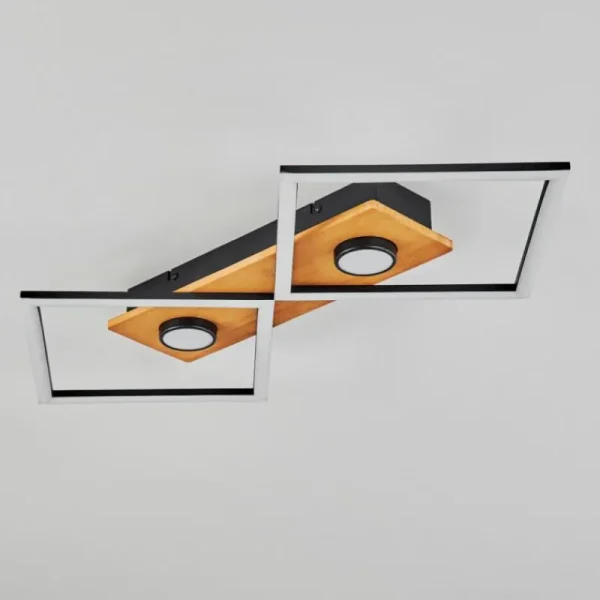 hofstein Plafonnier Lomnion LED Écru, Noir, 1 lumière* Lampes Modernes