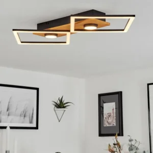 hofstein Plafonnier Lomnion LED Écru, Noir, 1 lumière* Lampes Modernes