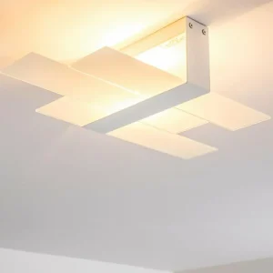 hofstein Plafonnier Lovikka Blanc, 1 lumière* Lampes En Verre