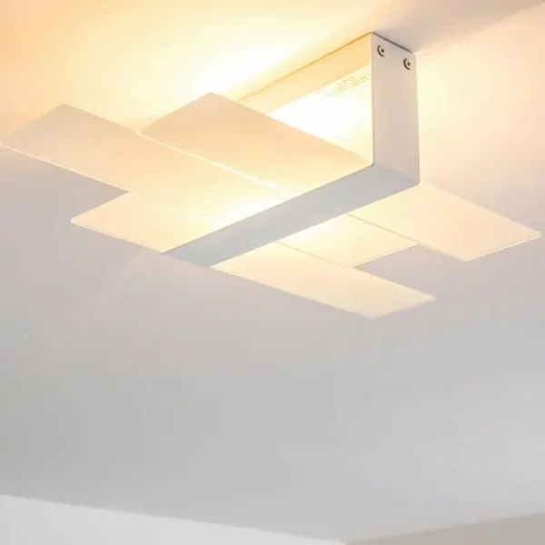 hofstein Plafonnier Lovikka Blanc, 1 lumière* Lampes En Verre