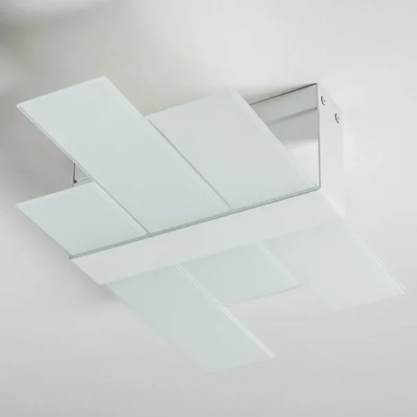 hofstein Plafonnier Lovikka Blanc, 1 lumière* Lampes En Verre