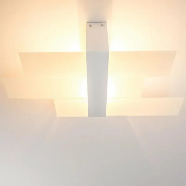 hofstein Plafonnier Lovikka Blanc, 1 lumière* Lampes En Verre