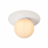 Luminaires Lucide Plafonnier Lucide TRICIA Blanc, 1 lumière* Lampes En Verre