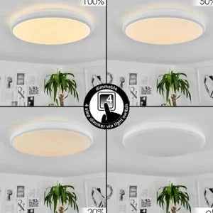 hofstein Plafonnier Magdala LED Blanc, 1 lumière* Lampes Modernes