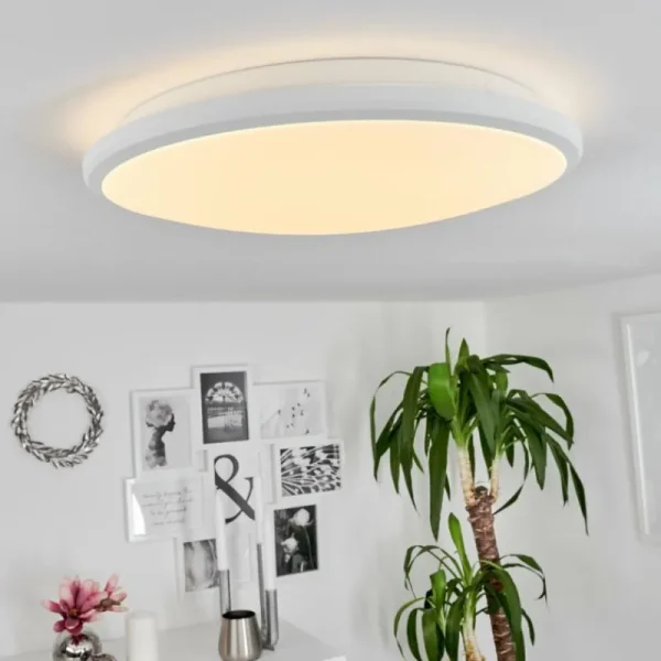 hofstein Plafonnier Magdala LED Blanc, 1 lumière* Lampes Modernes