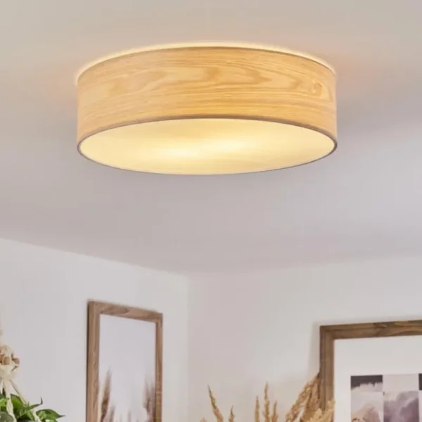 hofstein Plafonnier Magdalena Écru, Blanc, 2 lumières* Lampes Modernes