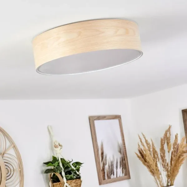 hofstein Plafonnier Magdalena Écru, Blanc, 2 lumières* Lampes Modernes