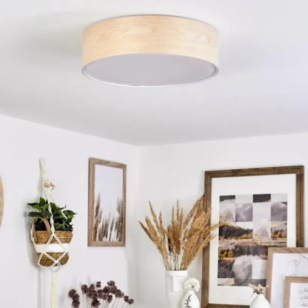 hofstein Plafonnier Magdalena Écru, Blanc, 2 lumières* Lampes Modernes