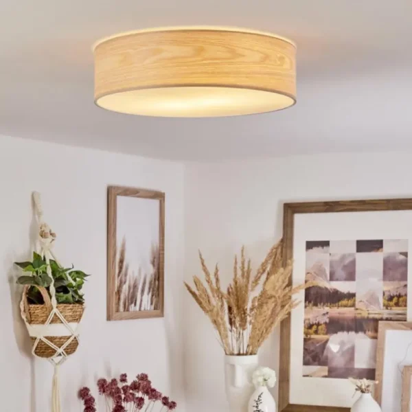 hofstein Plafonnier Magdalena Écru, Blanc, 2 lumières* Lampes Modernes