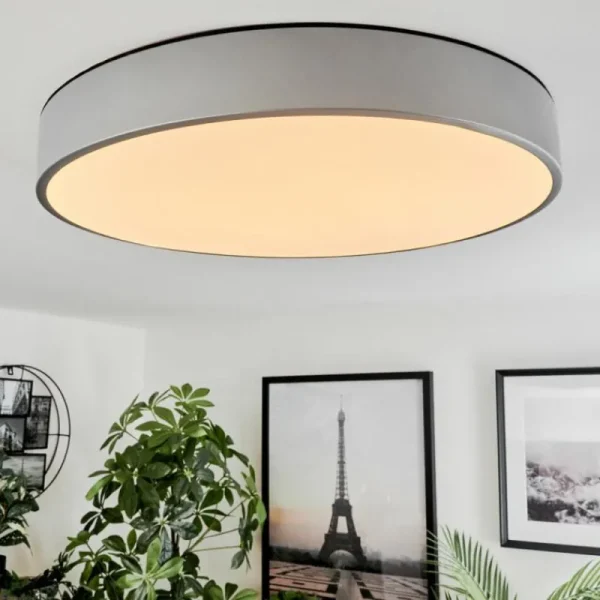 hofstein Plafonnier Maho LED Aluminium, 1 lumière* Lampes Modernes