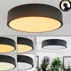 hofstein Plafonnier Maho LED Noir, 1 lumière* Lampes Modernes