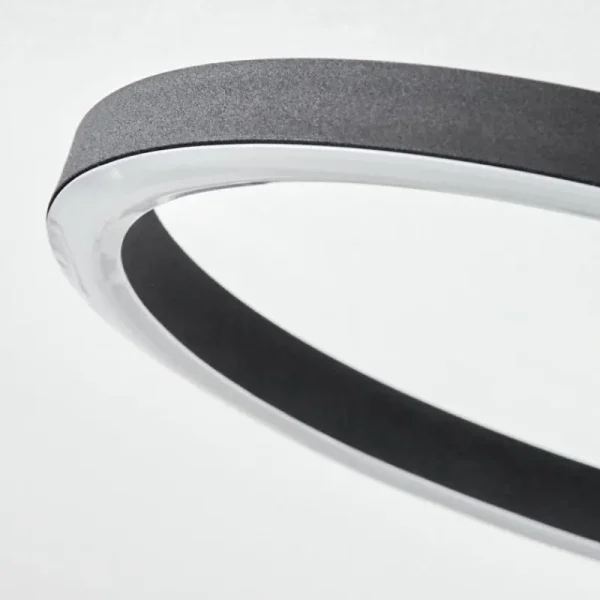 hofstein Plafonnier Malanje LED Noir, 2 lumières* Lampes Modernes