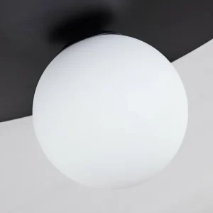 hofstein Plafonnier Marahu Noir, 1 lumière* Lampes En Verre