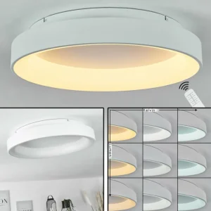 hofstein Plafonnier Maraya LED Blanc, 1 lumière, Télécommandes* Lampes Modernes