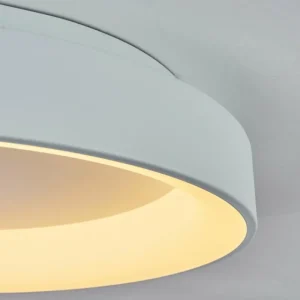 hofstein Plafonnier Maraya LED Blanc, 1 lumière, Télécommandes* Lampes Modernes