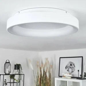 hofstein Plafonnier Maraya LED Blanc, 1 lumière, Télécommandes* Lampes Modernes