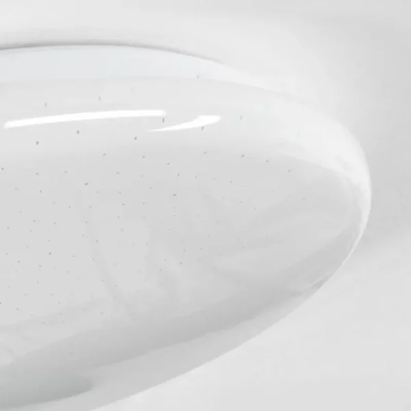 hofstein Plafonnier Melres LED Blanc, 1 lumière, Télécommandes* Lampes Modernes