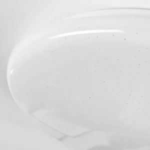 hofstein Plafonnier Melres LED Blanc, 1 lumière, Télécommandes* Lampes Modernes