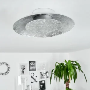 hofstein Plafonnier Merlo LED Argenté, 1 lumière* Lampes Modernes