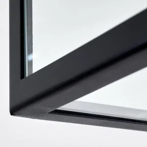 hofstein Plafonnier Moatize Noir, 2 lumières* Lampes En Verre