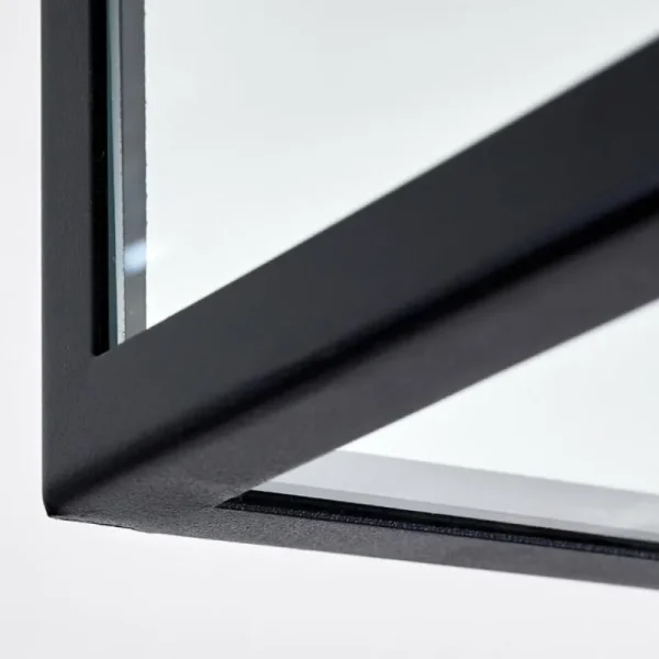 hofstein Plafonnier Moatize Noir, 2 lumières* Lampes En Verre