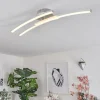 hofstein Plafonnier Mohlin LED Nickel mat, 3 lumières* Lampes Modernes